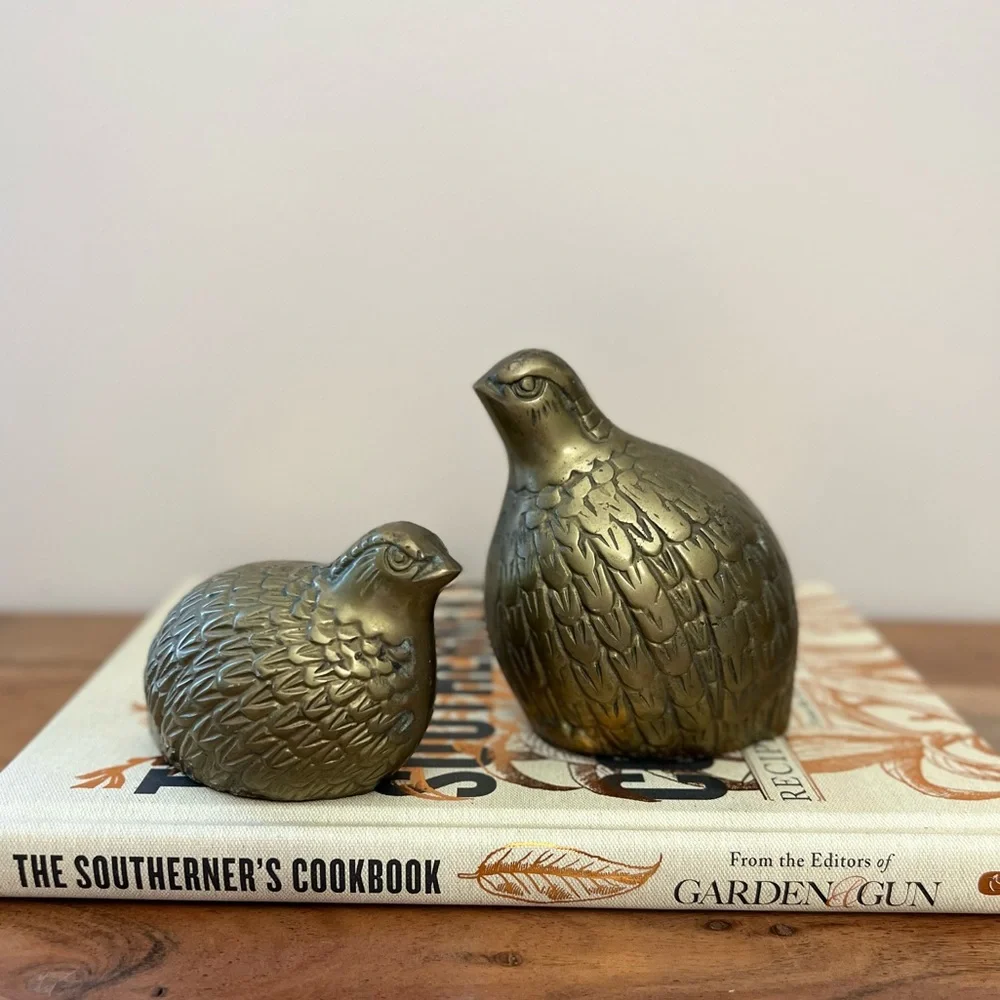 Pair of Bronze Pheasant Decorative Accents - Picture 4 of 7